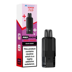 Hayati Pro Max+ 6000+ Puffs Pre-Filled Pods (Pack of 2) – Grape Berry
