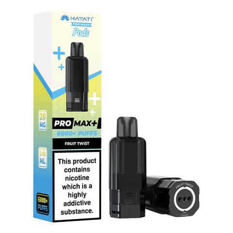 Hayati Pro Max+ 6000+ Puffs Replacement Pods – Fruit Twist (20mg)