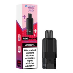 Hayati Pro Max+ 6000+ Puffs Disposable Vape Pods (Strawberry Raspberry Ice) – 20mg/ml