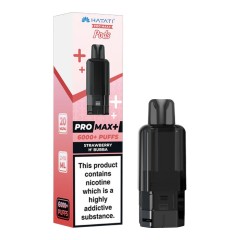 Hayati Pro Max+ 6000+ Puffs Disposable Vape Pods (Strawberry Hubba) – 20mg/ml