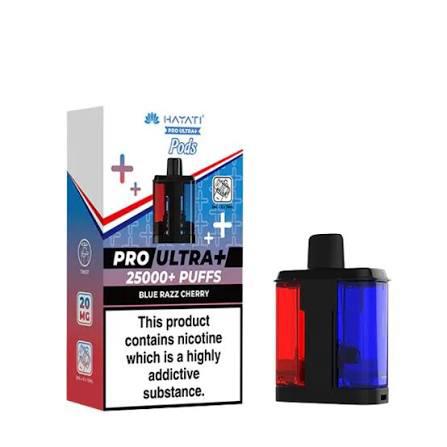 Hayati Pro Ultra+ 25000+ Puffs Pods – Blue Razz Cherry (20mg)