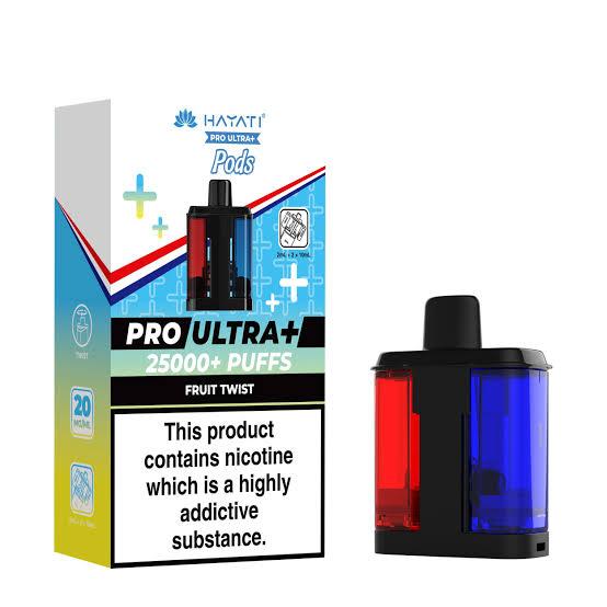 Hayati Pro Ultra+ 25000+ Puffs Pods – Fruit Twist (20mg)