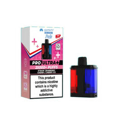 Hayati Pro Ultra+ 25000+ Puffs Pods – Straw' Cranberry Cherry / Cherry Ice (20mg)