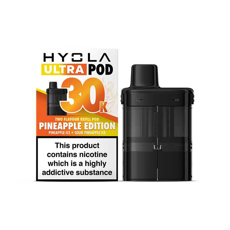 Hyola Ultra Pod 30K Puffs Two Flavour Refill Pod – Pineapple Edition (20mg)