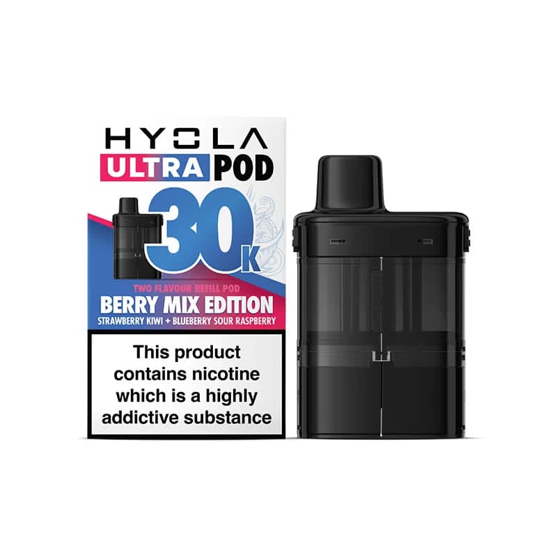 Hyola Ultra Pod 30K Puffs Two Flavour Refill Pod – Berry Mix Edition (20mg)