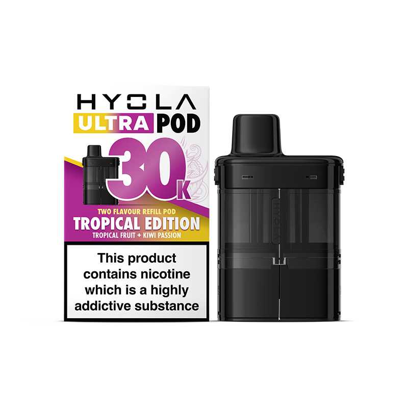 Hyola Ultra Pod 30K Puffs Two Flavour Refill Pod – Tropical Edition (20mg)