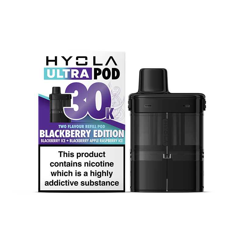 Hyola Ultra Pod 30K Puffs Two Flavour Refill Pod – Blackberry Edition (20mg)