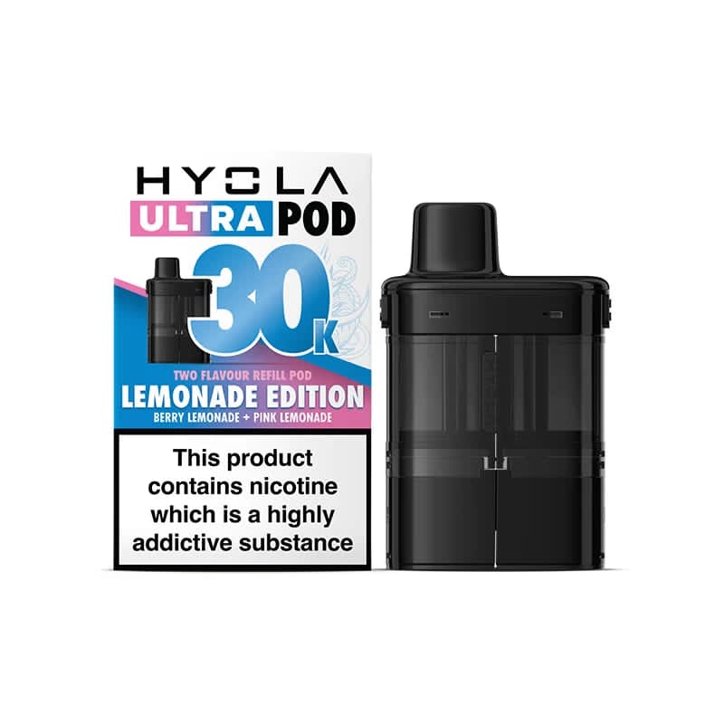 Hyola Ultra Pod 30K Puffs Two Flavour Refill Pod – Lemonade Edition (20mg)