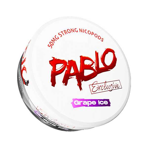 Pablo Exclusive Grape Ice (50mg) Snus Pouches