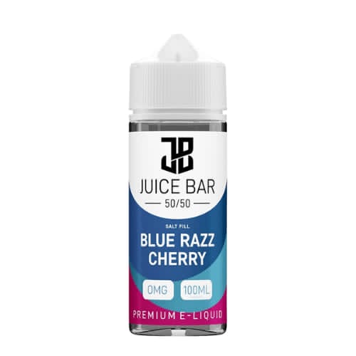 Juice Bar 50/50 E-Liquid – Blue Razz Cherry (100ml)